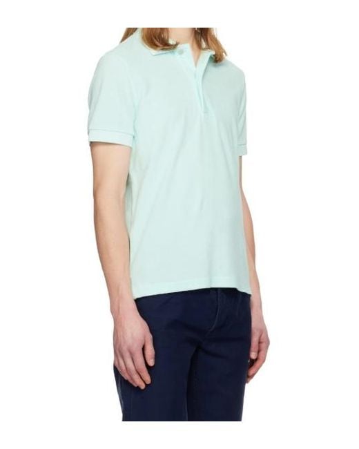 Tom Ford Blue Short-Sleeved Polo Shirt for men