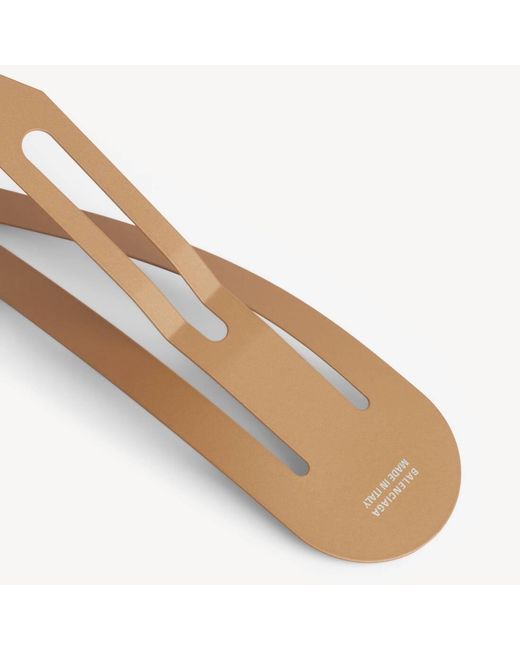 Balenciaga Natural Holli Xxl Snap Clip Set 2
