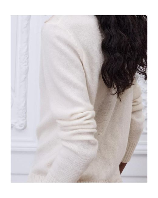 Dior White Sweater With Bow