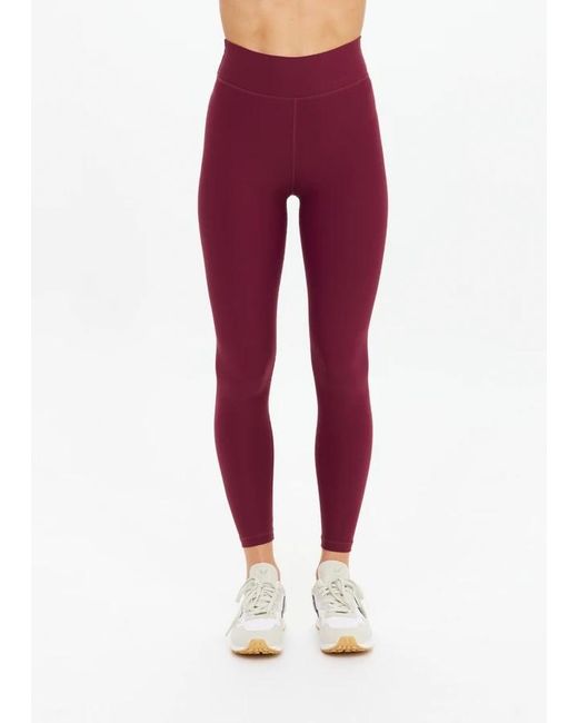 The Upside Red Peached High-Rise Leggings