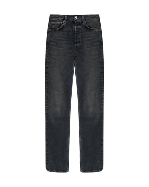 Agolde Gray 90S Pinch Waist Jeans