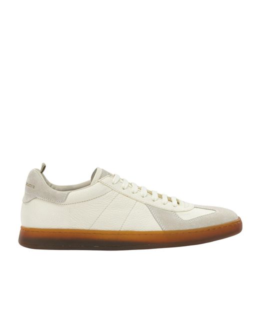 Officine Creative White 'Militia' Low-Top Sneakers for men