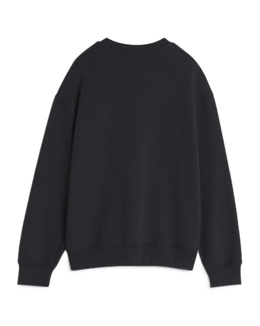 Maison Kitsuné Blue Maison Kitsuné Handwriting Comfort Sweatshirt for men