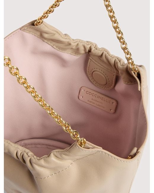 Coccinelle Natural Mini Smash Shoulder Bag
