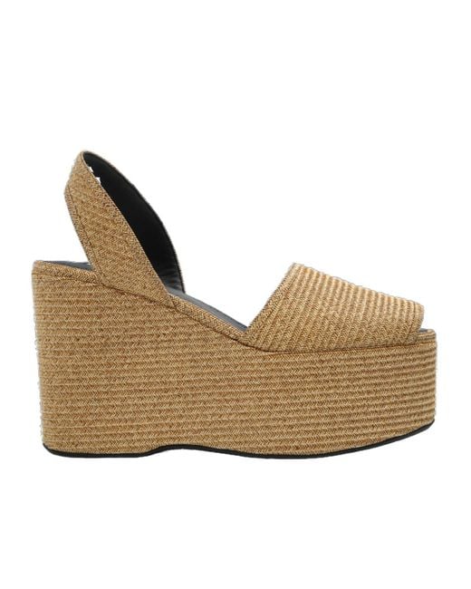 Alaïa Natural 120Mm Platform Wedge Pumps