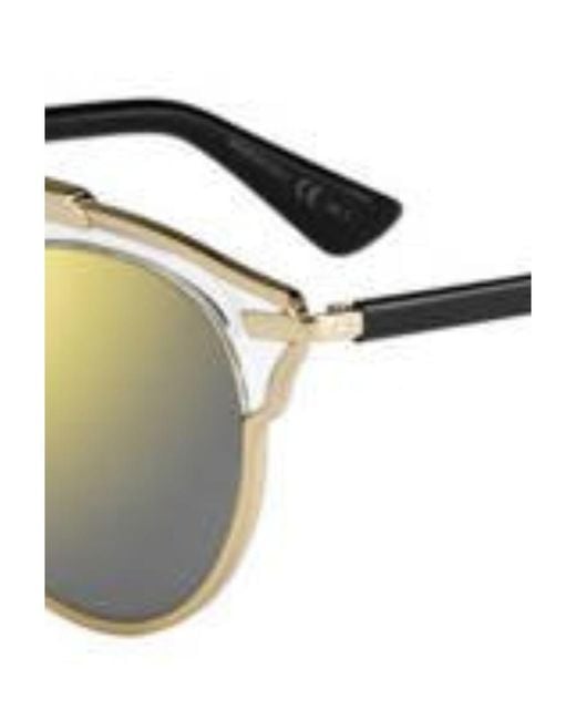 Dior Metallic Logo Sunglasses