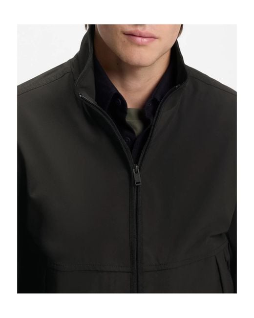 Boss Black Water-Repellent Softshell Jacket With Detachable Sleeves for men