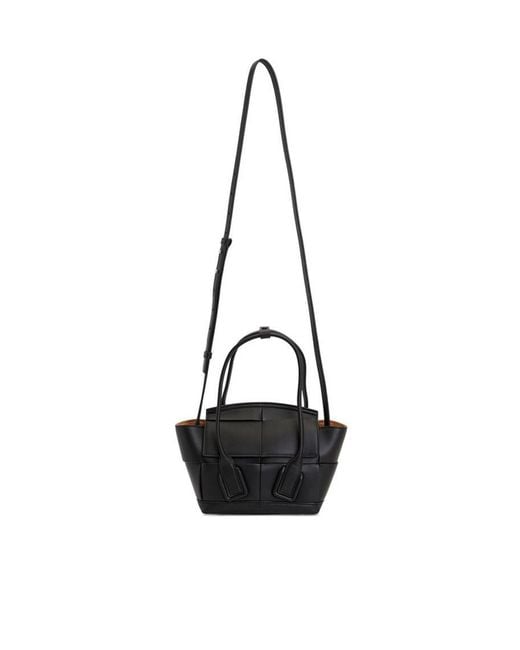 Bottega Veneta Black Double-Handle Shoulder Bag
