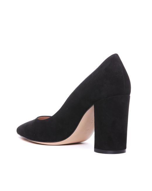 Gianvito Rossi Blue Piper Pointed-Toe Pumps