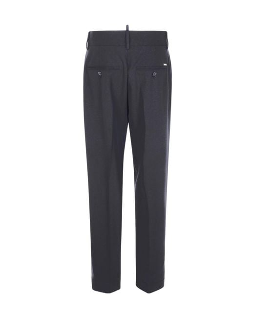 DSquared² Blue Tailored Trousers