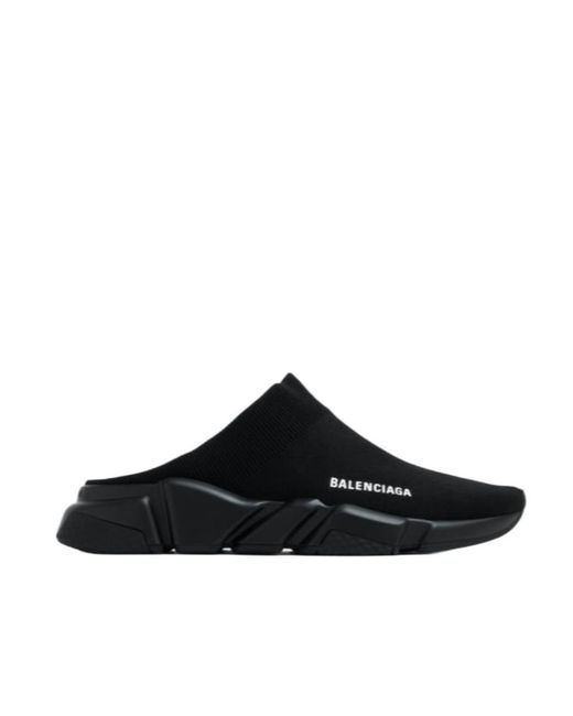 Balenciaga Black Speed Ml Mule Sneakers for men