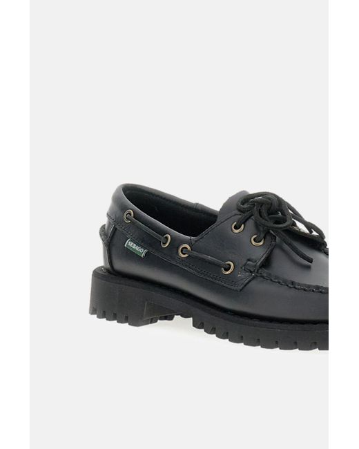 Sebago Black Ranger Waxy Loafer