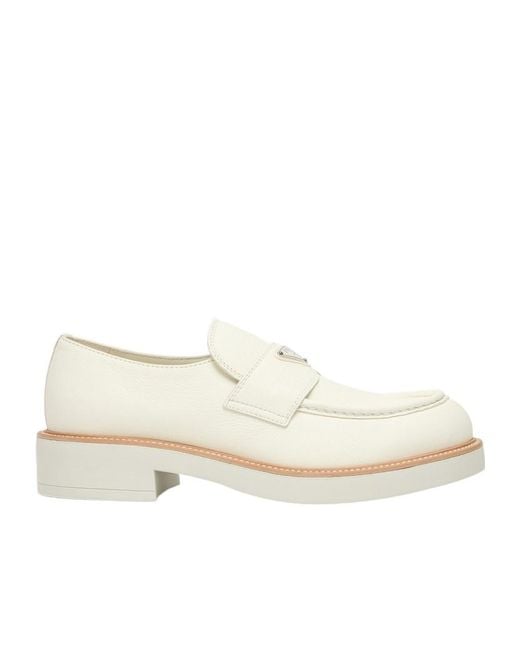 Prada Natural Round-Headed Love Shoes for men