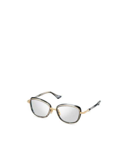 Dita Eyewear White Logo Flat Mirror for men