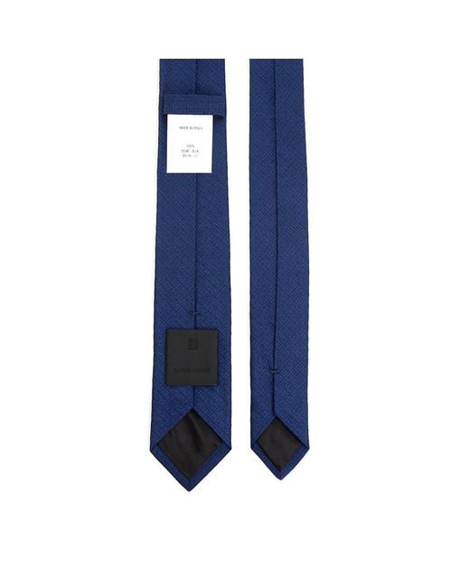 Givenchy Blue Pointed Tie for men