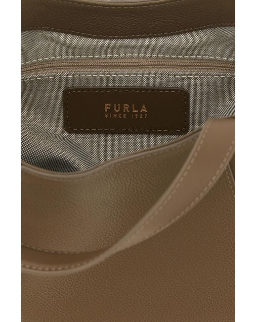 Furla Brown Goccia S' Shopping Bag