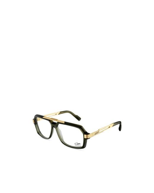 Cazal Metallic 6034 Geometric-Frame Glasses for men