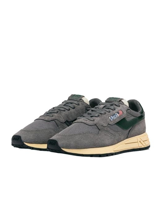 Autry Blue Reelwind Lace-Up Sneakers for men