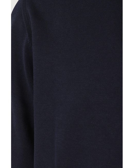 Eleventy Blue Short-Sleeved Crewneck Knitted Jumper for men