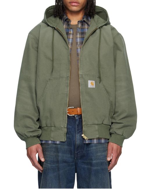 Carhartt Green Og Active Drawstring Jacket for men
