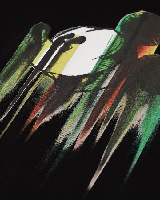 Iceberg Black Printed T-Shirt With Round Neck for men