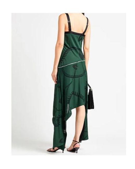 Burberry Green Long Dresses