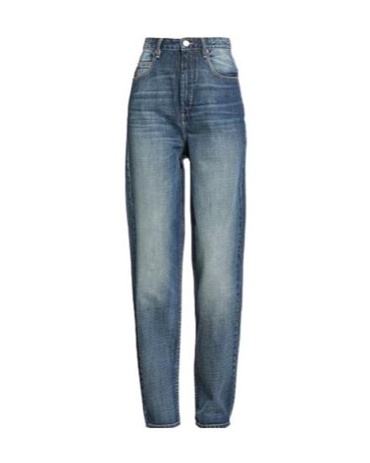 Isabel Marant Blue Tapered Jeans