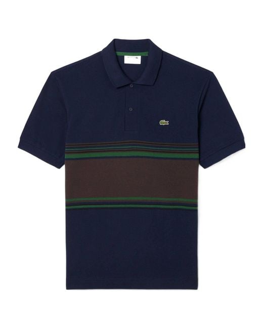 Lacoste Blue Mif Str Polo Sn54 for men