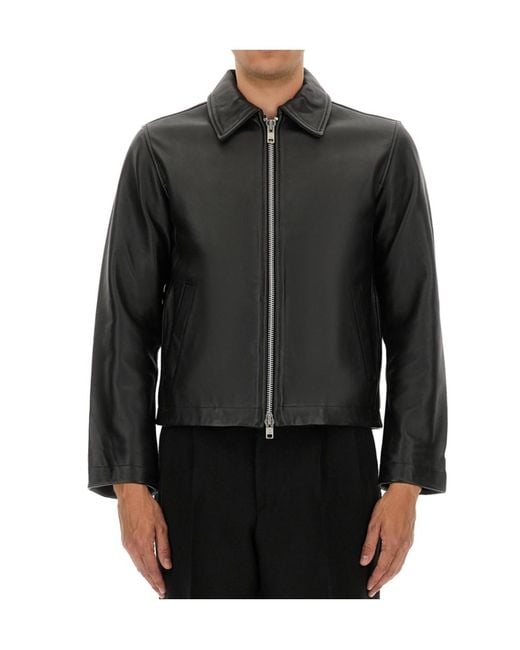 sunflower Black Zip-Up Long Sleeved Jacket for men
