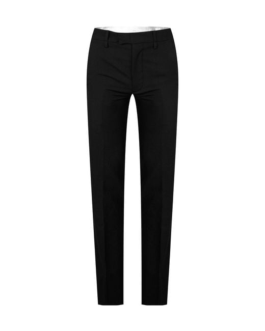 Bottega Veneta Black Highwaisted Tailored Trousers