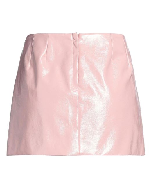 Dolce & Gabbana Pink Solid-Color A-Line Skirt