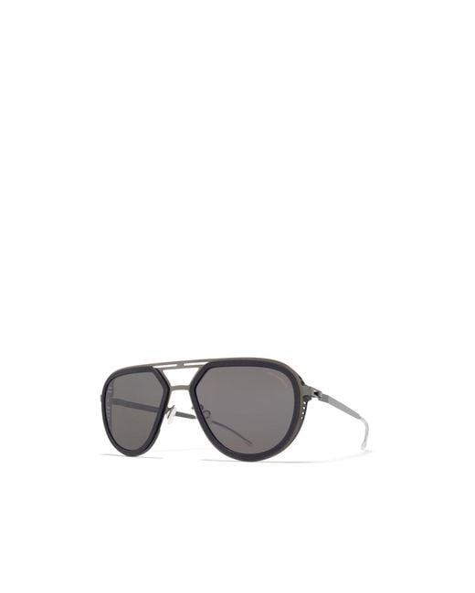 Mykita Metallic Oversized Tinted Sunglasses for men