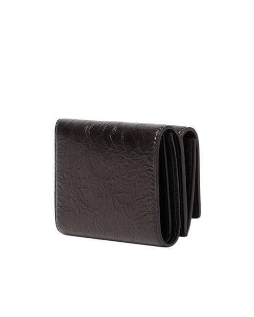 Fendi Black Mini Tube Trifold