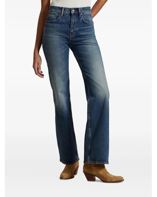 Polo Ralph Lauren Blue Flared Jeans