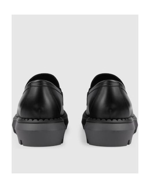Gucci Black Horsebit Loafers for men