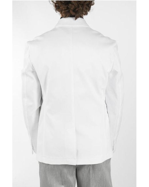 Bottega Veneta White Long-Sleeved Jacket for men