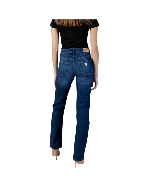 Guess Blue Logo Patch Jeans