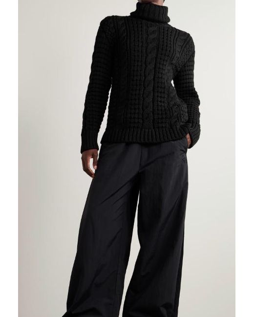 Moncler Black X Edward Enninful Turtleneck Knitted Jumper