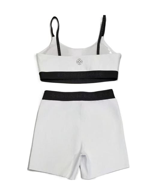 Chrome Hearts White Webbing Sports Suit