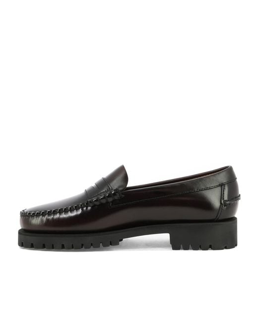 Sebago Black Dan Penny Flat Loafers