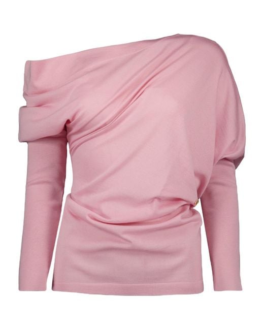 Moschino Pink Long-Sleeved Tops