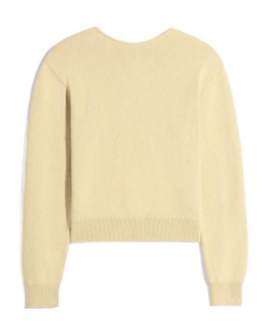 Lemaire Natural Reversible Buttoned Jumper