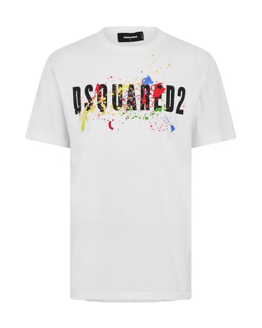 DSquared² White Crewneck Shortsleeve Tshirt for men