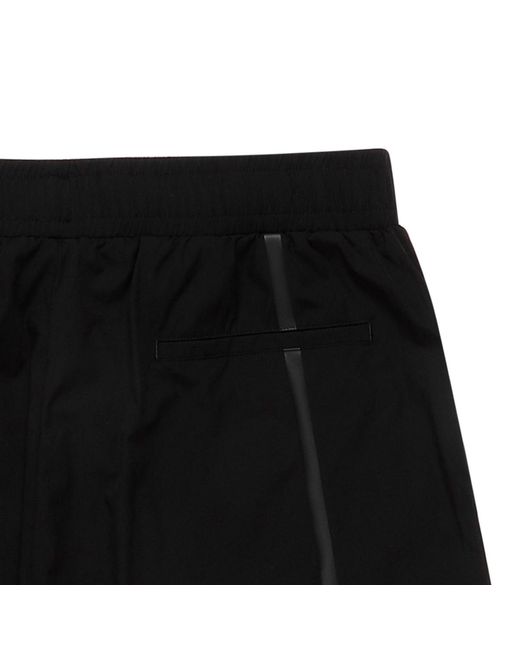 A_COLD_WALL* Black A-Cold-Wall* Stripe-Detailed Track Shorts for men