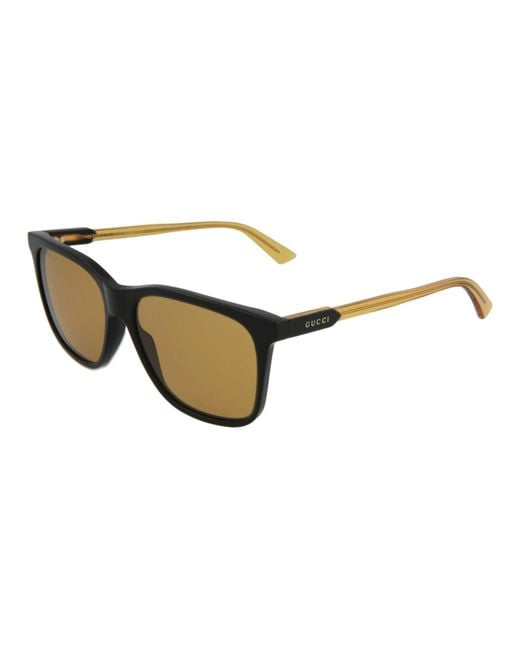 Gucci Metallic Full-Frame Sunglasses for men