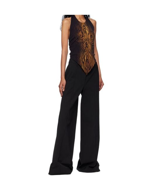 Jean Paul Gaultier Black The Stirrup Pants