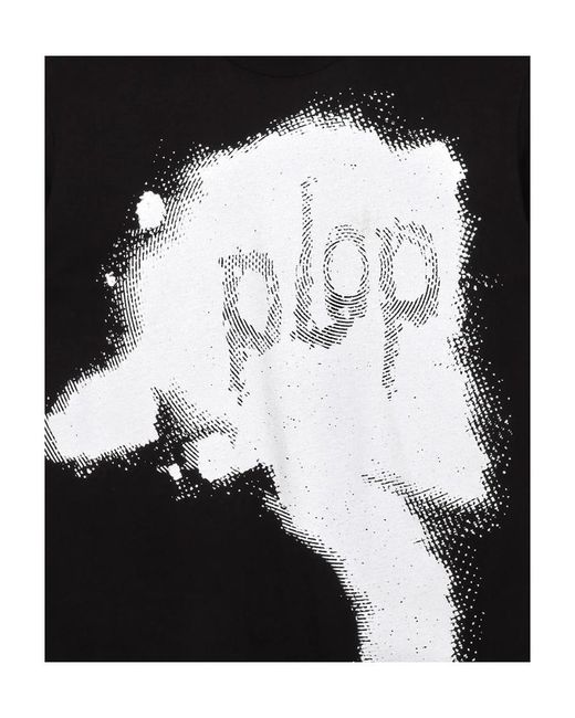 Comme des Garçons Black Print Short Sleeve T-Shirt for men