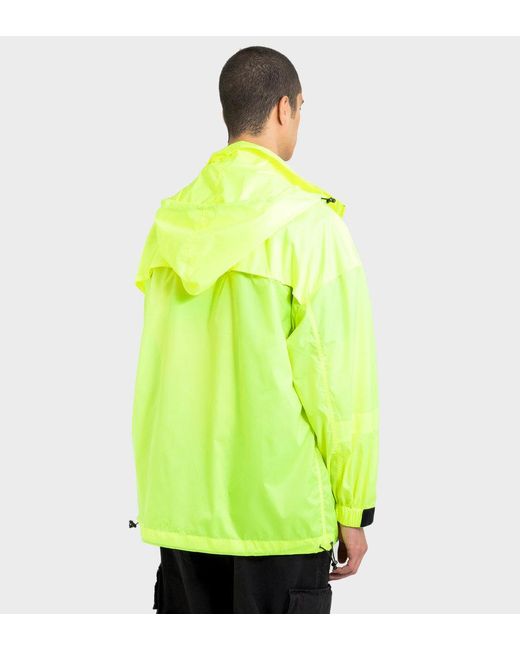 Off-White c/o Virgil Abloh Yellow Hooded Lightweight Jacket for men
