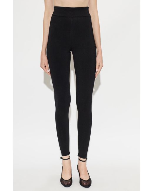 Alaïa Black High-Waisted Casual Trousers