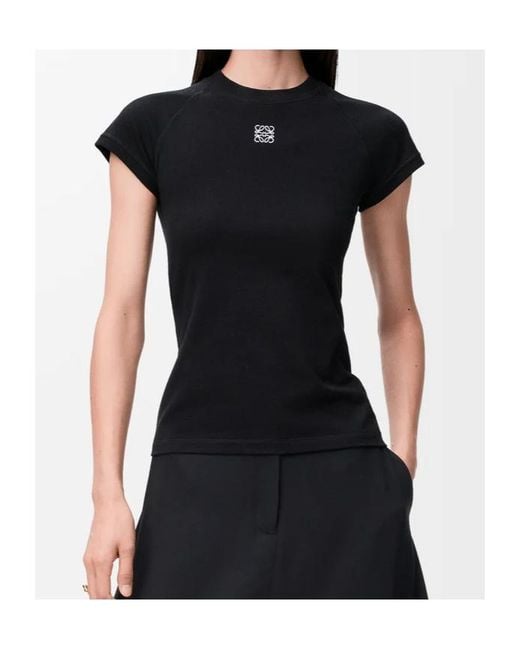 Loewe Black "Anagram" T-Shirt